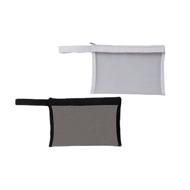 SD・ストラップ付きメッシュフラットポーチ