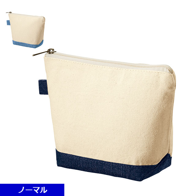TRシリーズ　キャンバスデニムボトムデイリーポーチ No.1